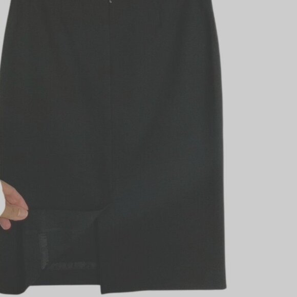 Talbots Black, Pencil, Suit Skirt, size 2P, 63% Rayon, 32% Nylon, 5% Spandex - Picture 4 of 8